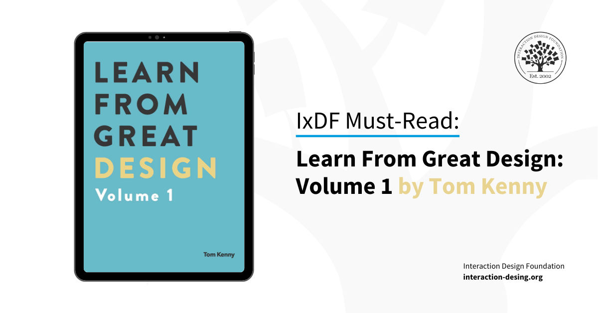  e-Book cover for Learn From Great Design Volume 1 by Tom Kenny